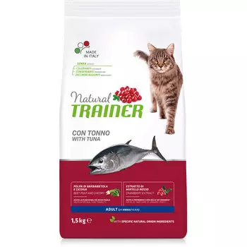 Сухой корм для кошек Trainer Natural Adult Tuna 10 кг