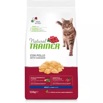 Сухой корм для кошек Trainer Natural Chicken Adult 10 кг