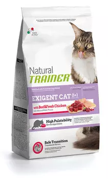 Сухой корм для кошек Trainer Natural Exigent with Beef 0,3 кг
