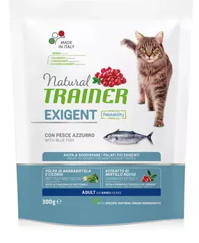 Сухой корм для кошек Trainer Natural Exigent with Ocean Fish 0,3 кг