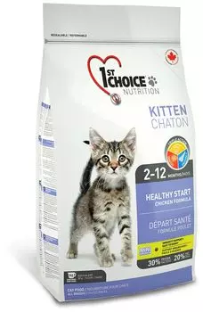 Сухой корм для котят 1st Choice Healthy Start with Chicken for Kitten 10 кг