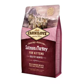 Сухой корм для котят Carnilove Salmon &amp; Turkey for Kittens с лососем и индейкой 2 кг