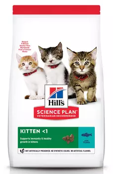 Сухой корм для котят Hills Science Plan Healthy Development Kitten with Tuna 0,3 кг