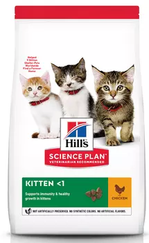 Сухой корм для котят Hills Science Plan Healthy Development Kitten Chicken 0,3 кг
