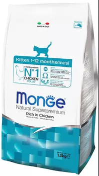 Сухой корм для котят Monge Kitten 0,4 кг