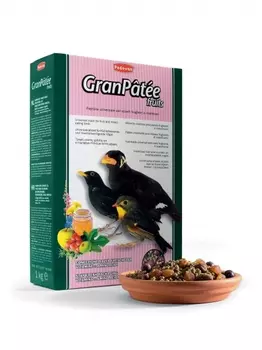 Сухой корм для насекомоядных птиц Padovan Granpatee Fruits комплексный 1 кг