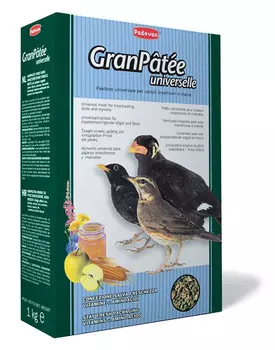 Сухой корм для насекомоядных птиц Padovan Granpatee Universelle комплексный 1 кг