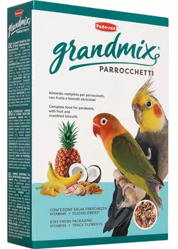Сухой корм для попугаев Padovan Grandmix Parrocchetti 0,4 кг