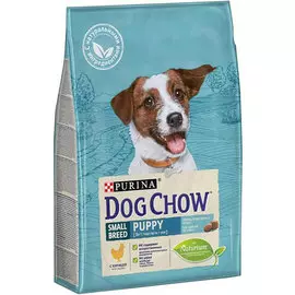 Сухой корм для щенков Dog Chow Puppy Small breed Chiken 2,5 кг