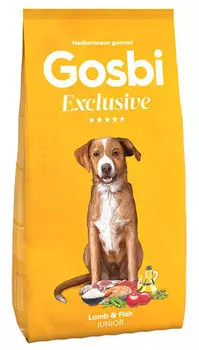 Сухой корм для щенков Gosbi Exclusive Junior Lamb &amp; Fish с ягненком и рыбой 3 кг