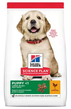 Сухой корм для щенков Hills Science Plan Puppy Large Breed with Chicken 2,5 кг