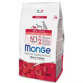 Сухой корм для щенков Monge Mini Puppy &amp; Junior 3 кг