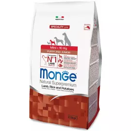 Сухой корм для щенков Monge Speciality Mini Puppy&amp;Junior 2,5 кг