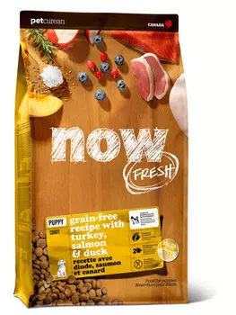 Сухой корм для щенков Now Fresh Grain Free Puppy с индейкой, уткой и овощами 5,44 кг