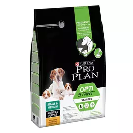 Сухой корм для щенков Purina Pro Plan Starter с курицей для средних и маленьких пород 3 кг