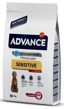 Сухой корм для собак Advance Lamb&amp;Rice с ягненком и рисом 3 кг