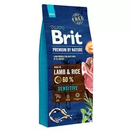 Сухой корм для собак Brit Premium By Nature Sensitive Lamb 15 кг