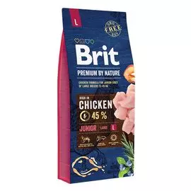 Сухой корм для собак Brit Premium by Nature Junior L 15 кг