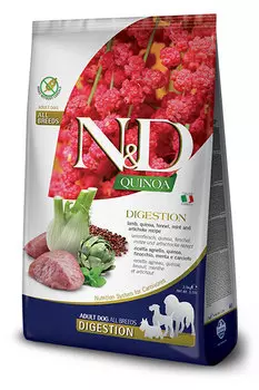 Сухой корм для собак Farmina N&amp;D Quinoa Digestion беззерновой с ягненком и киноа 7 кг