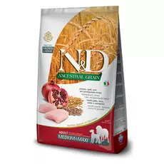 Сухой корм для собак Farmina N&amp;D Ancestral Grain Adult Medium &amp; Maxi низкозерновой с курицей и гранатом 12 кг