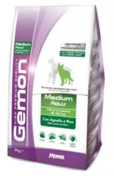 Сухой корм для собак Gemon Dog Medium ягненок с рисом для средних пород 15 кг