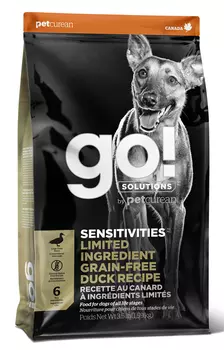 Сухой корм для собак Go! Sensitivity + Shine Duck Dog Recipe Limited Ingredient Diet Grain Free 9,98 кг