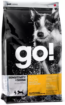 Сухой корм для собак Go! Sensitivity + Shine Duck Dog Recipe 2,72 кг