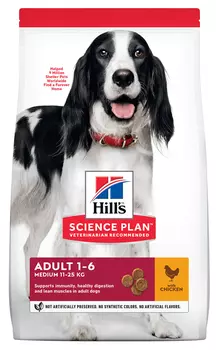 Сухой корм для собак Hills Science Plan Canine Adult Advanced Fitness Medium with Chicken 12 кг