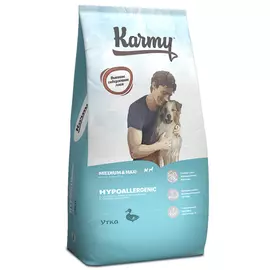 Сухой корм для собак Karmy с уткой для средних и крупных пород 14 кг
