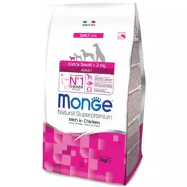 Сухой корм для собак Monge Extra Small Adult 3 кг