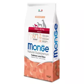 Сухой корм для собак Monge Speciality Mini Adult лосось с рисом 7,5 кг