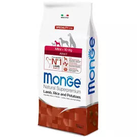 Сухой корм для собак Monge Speciality Mini Adult ягненок с рисом и картофелем 7,5 кг