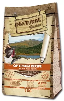 Сухой корм для собак Natural Greatness Optimum Recipe Mini &amp; Medium 2 кг