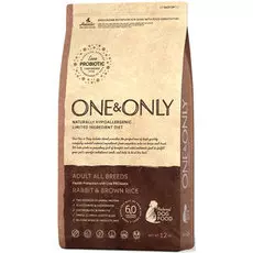 Сухой корм для собак One&amp;Only Rabbit &amp; Rice Adult All Breeds 3 кг