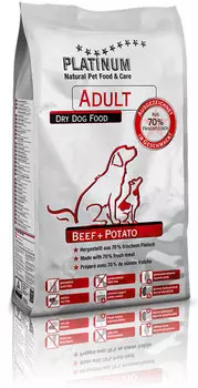 Сухой корм для собак Platinum Adult Beef Potato 5 кг