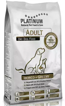 Сухой корм для собак Platinum Adult Iberian Pork With Greens 5 кг