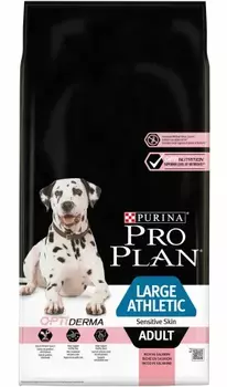 Сухой корм для собак Purina Pro Plan Adult Large Athletic с лососем 14 кг