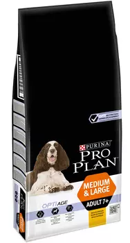 Сухой корм для собак Purina Pro Plan Senior на основе курицы и риса 14 кг