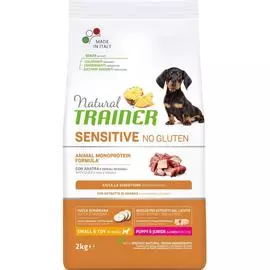 Сухой корм для собак Trainer Sensitive No Gluten Puppy&amp;Junior Mini с уткой 2 кг