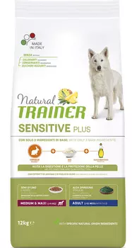 Сухой корм для собак Trainer Sensitive Plus Adult Medium&amp;Maxi Rabbit 12 кг