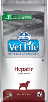 Сухой корм Farmina VET LIFE Canine Hepatic диета для собак 12 кг