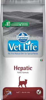 Сухой корм Farmina VET LIFE Feline Hepatic диета для кошек 2 кг