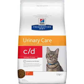 Сухой корм Hills Prescription Diet c/d Urinary Stress Feline диета для кошек 1,5 кг
