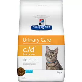 Сухой корм Hills Prescription Diet c/d Feline Multicare with Ocean Fish диета для кошек 1,5 кг