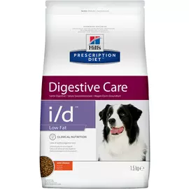 Сухой корм Hills Prescription Diet i/d Canine Gastrointestinal Health Low Fat диета для собак 1,5 кг