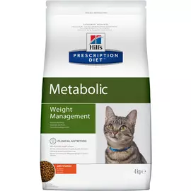Сухой корм Hills Prescription Diet Metabolic Feline диета для кошек 4 кг