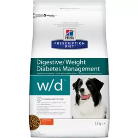 Сухой корм Hills Prescription Diet w/d Canine Low Fat - Diabetes - Colitis диета для собак 1,5 кг