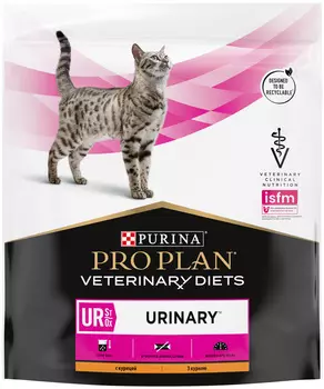 Сухой корм Purina Pro Plan Veterinary Diets Feline UR St/Ox с курицей диета для кошек 0,35 кг