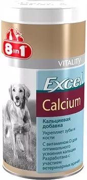 Витаминно-минеральная добавка для собак 8 in1 Excel Calcium таблетки 155 таб.