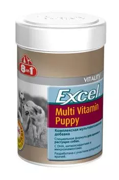 Витаминно-минеральная добавка для собак 8 in1 Excel Multi Vit Puppy для щенков таблетки 100 таб.